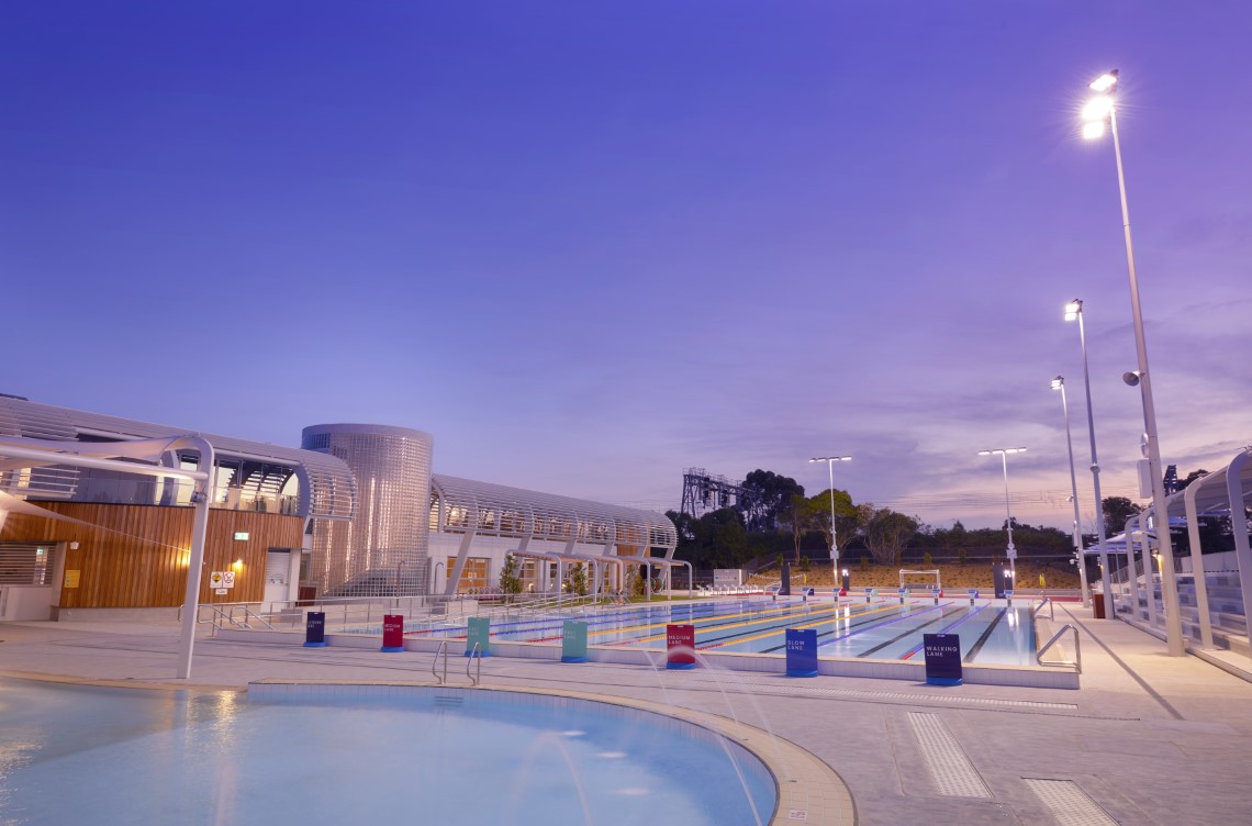 Ashfield Aquatic Centre outdoor pool complex